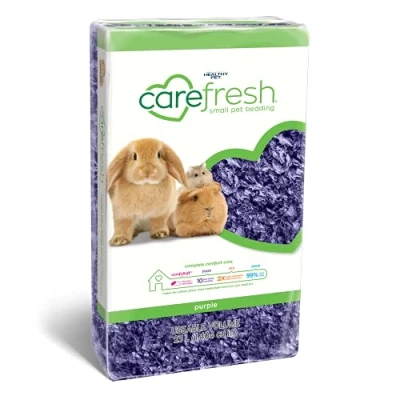 Image of Carefresh 99% Dust Free Purple Natural Paper Small Pet Bedding with Odor Control, 23 L