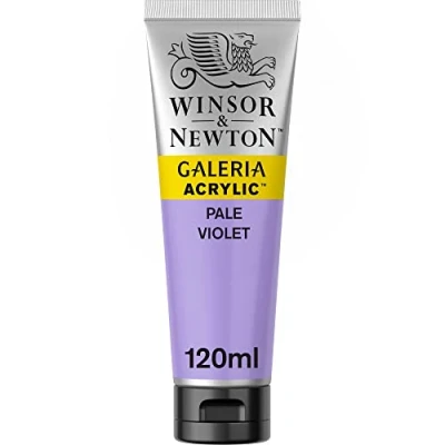 Image of Winsor &amp; Newton 120ml Galeria Acrylic Paint Pale Violet