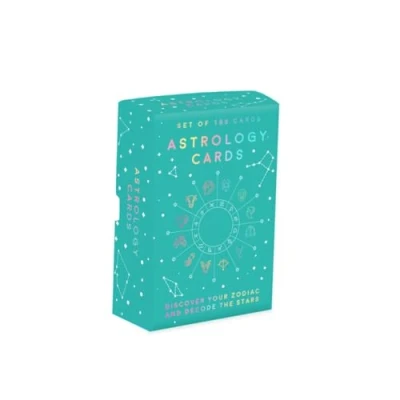 Image of 100 astrology Cards guides you through how to read your chart and understand its hidden meanings.