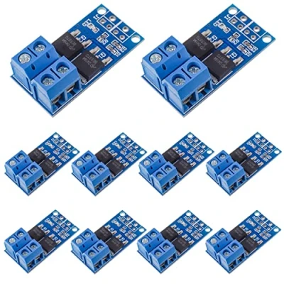 Image of EPLZON MOS Switch Drive Module DC 5V 36V 15A(Max 30A) 400W FET Trigger Board Driving 0 20KHz PWM Adjustment Electronic Control Motor Speed Controller(Pack of 10 Pcs)