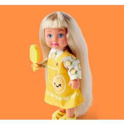Image of Simba Evi Love Fruity Ice 105733562 Doll in Cute Dress with Matching Fruit Cream 3 Assorted Designs Only One Item Will Be Delivered, Mini 12 cm, from Years