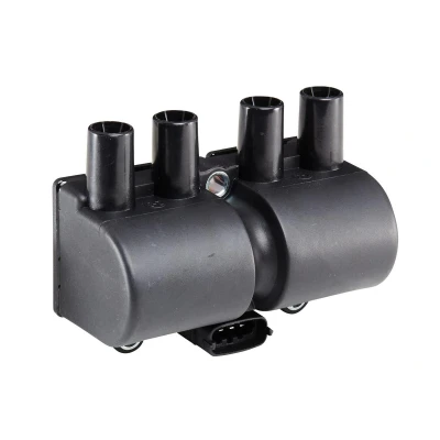 Image of 10457870, 1208010 Ignition Coil HELLA 5DA 193 175 561 4 pin connector 12V Block VAUXHALL: Astra Mk4 CC