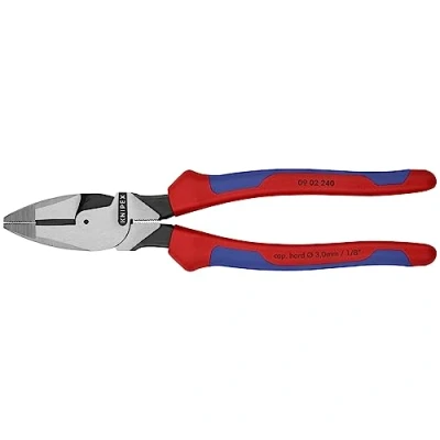 Image of Knipex 09 02 240 SBA 9.5 Inch Ultra High Leverage Lineman&#039;s Pliers