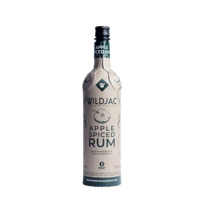 Image of Wildjac Apple Spiced Premium Rum Eco Friendly Sustainable Bottle Part of the Frugalpac Range 70cl 37.5 abv%