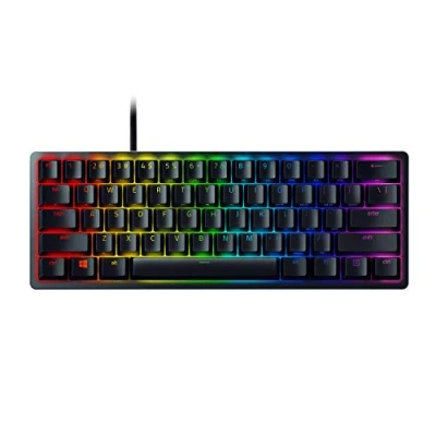 Image of Razer Huntsman Mini 60% Gaming Keyboard: Fast Keyboard Switches Clicky Optical Chroma RGB Lighting PBT Keycaps Onboard Memory Classic Black