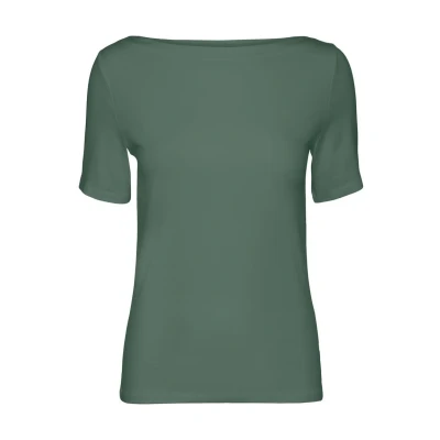 Image of Vero Moda Vmpanda Basic Tshirt, Women&#039;s, Size: XS, Laurel wreath