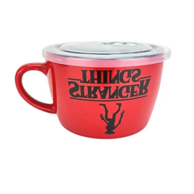 Image of Pyramid Stranger Things (Upside Down Logo) Soup and Snack Mug