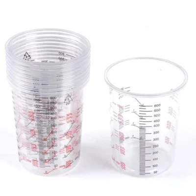 Image of Fast Mover Tools, Plastic Paint Mixing Cups 600cc, 10pcs
