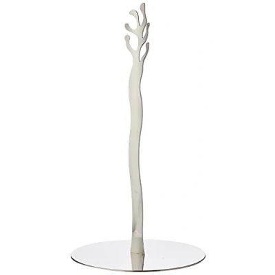 Image of Alessi ESI02 Mediterraneo Design Kitchen Roll Holder, 18/10 Stainless Steel, Mirror Polished