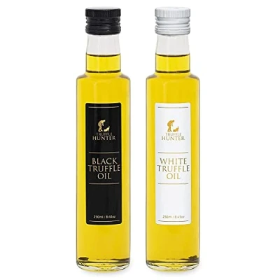 Image of TruffleHunter Black &amp; White Truffle Oil Set 250 ml X2