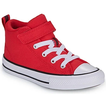 Image of Converse Chuck Taylor ALL STAR Malden Street Unisex Trainers for kids, Size: 10K, Red/white/black shoes