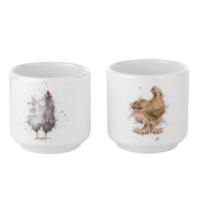 Image of Portmeirion Home &amp; Gifts Egg Cups S/2 (Chickens)