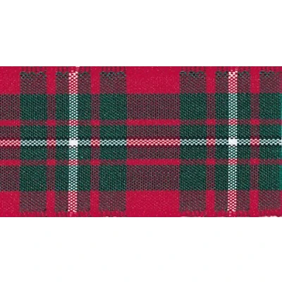 Image of Berisfords Tartan Ribbon 17 Traditional Designs for Home, Gifts, Fashion and Crafts MacGregor 7mm Wide x 1 Metre