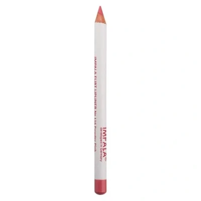 Image of IMPALA Lip Liner Color 116 Powder Pink Long Lasting Waterproof Creamy Plumping Effect Matte Lipstick, Professional Makeup