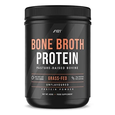Image of Bone Broth Beef Protein Powder 400g Unflavoured 100% Grass Fed &amp; Pasture Raised (20 Day Supply) by Alpha01