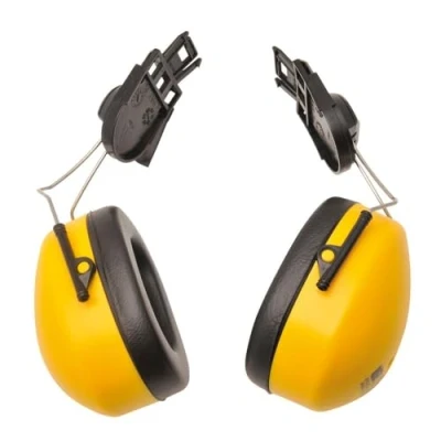 Image of Portwest Clip On Ear Protector, Size: One Size, Colour: Yellow, PW42YER