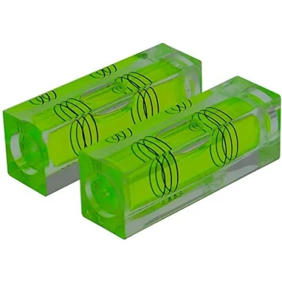 Image of umei High Precision Mini Green Level (52X18X15mm, 18g) Three Line Horizontal Pearl Level, Magnetic, Manual Operation
