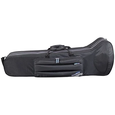 Image of Champion Trombone Case With Backpack &amp; Carry Straps Accessory Pocket For Mute, Music Sheet Phone. Suitable Bb Tenor Trombone, Bb/F Open Rap Models Large Or Small Bore Models.