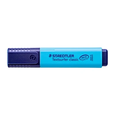 Image of STAEDTLER 364 3 Textsurfer Classic Highlighter Blue (Box of 10)