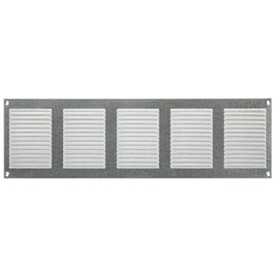Image of LIRAST 500x150mm Vent Cover Galvanised Steel 20x6 inch Wall with Insect Mesh Ceiling Soffit Vents External Metal Ventilation Grilles Air Covers for Walls