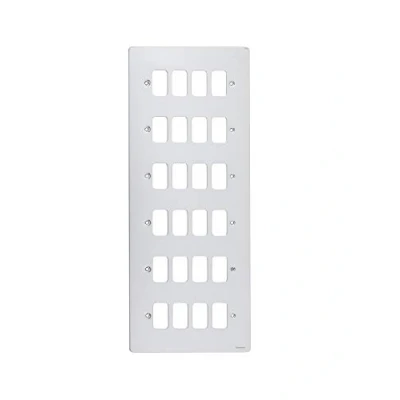 Image of Schneider Electric ultimate flat plate Grid (UFP) the 1.5mm screwless front profile provides in design Wiring Devices Mirror Steel GUG24GMS