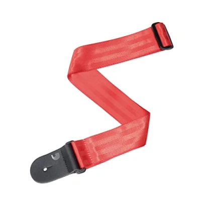 Image of Planet Waves Seat Belt Guitar Strap Red