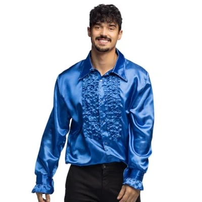 Image of Boland 10232625 Disco Shirt, Solid, Royal, 58 60 (EU)