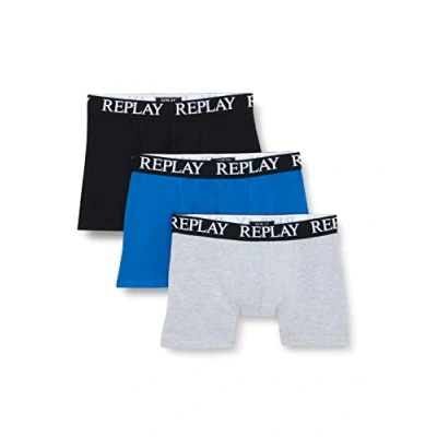 Image of Replay 3ER PACK Pants, Men&#039;s, Size: XL, Schwarz grau blau