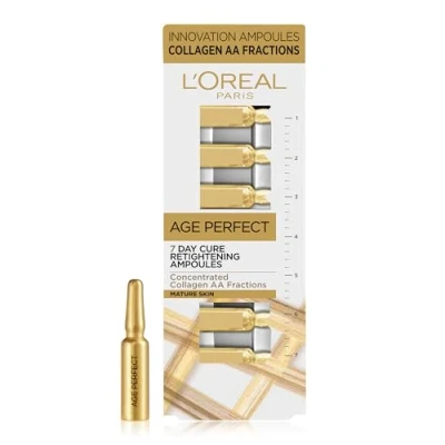 Image of L&#039;Oreal Paris Age Perfect Retightening Collagen Ampoules For Mature Skin X7