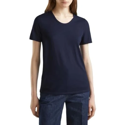 Image of United Colors of Benetton Women&#039;s 3bvxd1061 t Shirt, Night Blue 016, XL