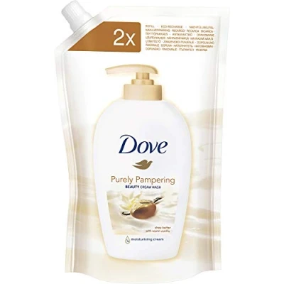 Image of Dove Purely Pampering Ricarica Liquid Soap Pouch 500 ml, (Pack of 1)