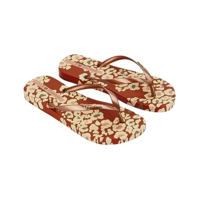 Image of Ipanema Women&#039;s Animale Print Iii Fem Flip Flop, Brown Copper, 9 UK