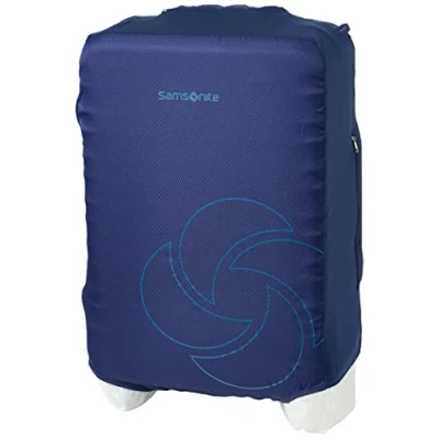 Image of Samsonite Global Travel Accessories Foldable Luggage Cover M, Blue (Midnight Blue)