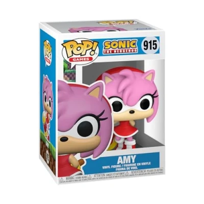Image of Funko Pop! Games: Sonic Amy Rose the Hedgehog Collectable Vinyl Figure Gift Idea Official Merchandise Toys for Kids &amp; Adults Games Fans Model Collectors and Display