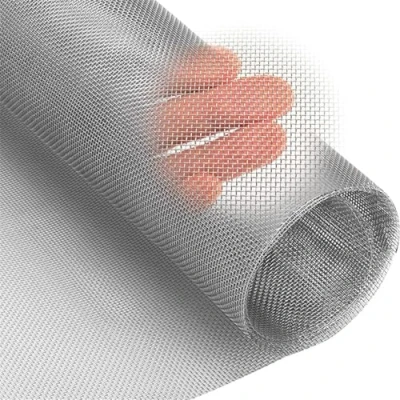 Image of Wire Mesh Roll Filter Screen Sheets Stainless Steel Woven 20 Fine Metal Rodent Proof Air Vent for Garden Insect 30cm x 120cm