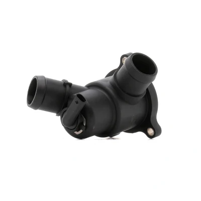 Image of 6512000715, A6512000715 Engine thermostat FEBI BILSTEIN 172380 95C with seal sensor housing MERCEDES BENZ: CLA Estate, A Class, B Class
