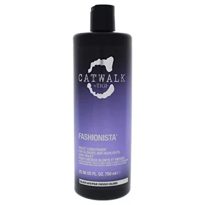 Image of Catwalk by TIGI Fashionista Violet Purple Conditioner Ideal for Natural and Coloured Blonde Hair 750 ml