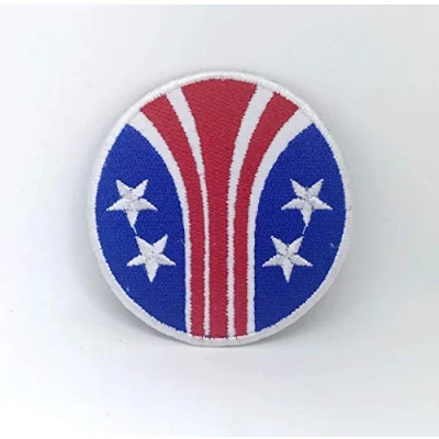 Image of Alien 3 Stars &amp; Bars Delta Colonial Marine Embroidered Iron on Patch
