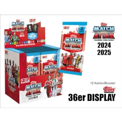 Image of Topps Bundesliga Match Attax 24/25 Full Box (36 Packs / 432 Cards)