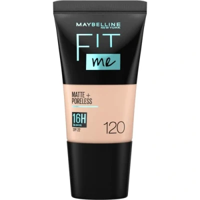 Image of Maybelline Fit Me Matte &amp; Poreless Foundation SPF22 18ml 120 Classic Ivory