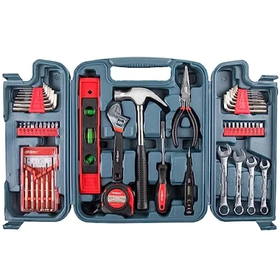 Image of Hi Spec 53 Piece Mechanics Hand Tool Kit Set. Basic DIY Toolbox Set for Home, Office, and Garage quick Repair Maintenace