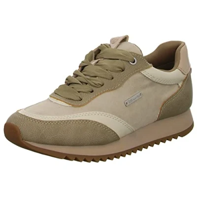 Image of Tamaris Women&#039; 1 23609 29 Sneaker, Taupe, 4 UK