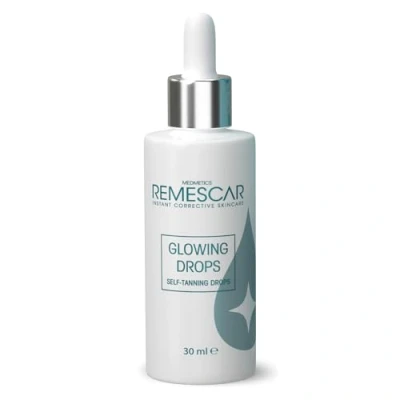 Image of Remescar Self Tanning Face Drops 30ml Glow for Bronzing Fake Tan Glowing To Add Moisturiser &amp; Skin Care Routine Facial Enhancer Bronzer Serum