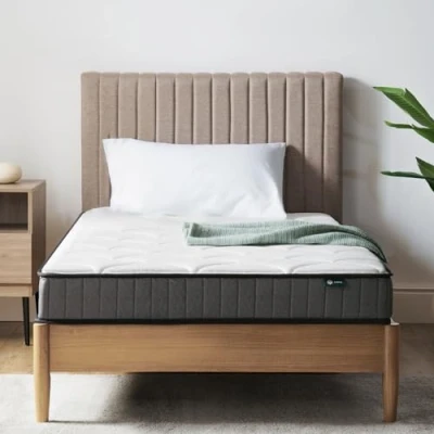 Image of Zinus Hybrid Mattress, Foam, White, Single
