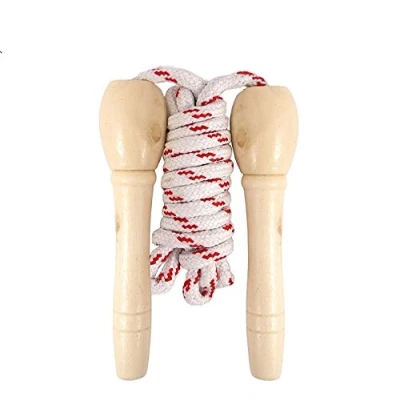 Image of Wooden Handled Skipping Rope 180cm