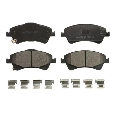 Image of 0446502280 Brake pad set BRECK 24668 00 701 incl. wear warning contact, with acoustic accessories TOYOTA: Avensis III Estate