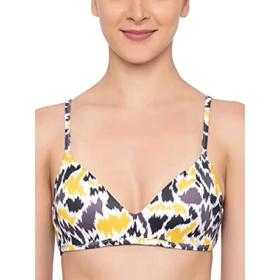 Image of sloggi Shore Women&#039;s Fancy Guppy P Bikini, Brown Dark Combination, XL