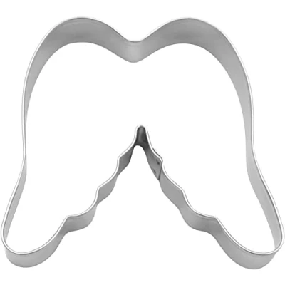 Image of BekkiB 3550 Cookie Cutter &quot;Angel Wings&quot; 75 x mm for Biscuits or Cookies Christmas Guardian Angel