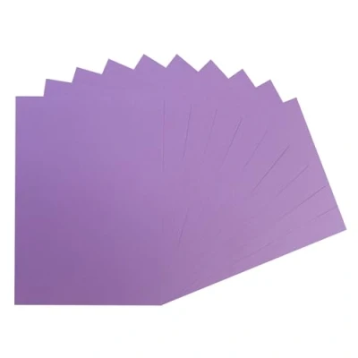 Image of Pack of 50 A5 Light Purple Coloured Card 160gsm Sheets