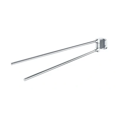 Image of Tiger Ramos Towel Rail with 2 Arms, Stainless steel, Chrome, 5 x 5.9 45.1 cm